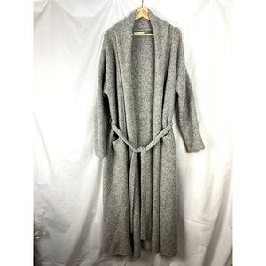 LUNYA Baby Alpaca  Belted Trench  Cardigan Sweater, Women's Size Small